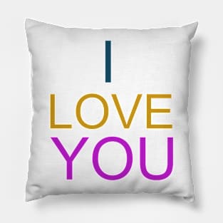 I LOVE YOU Pillow