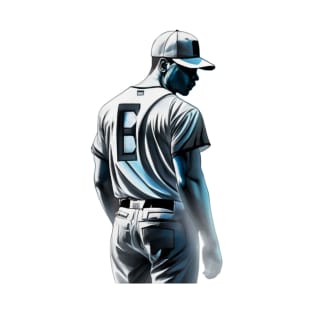 Artistic Pitch: Baseball Wall Poster T-Shirt