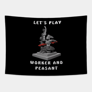 Let's Play Worker and Peasant Tapestry