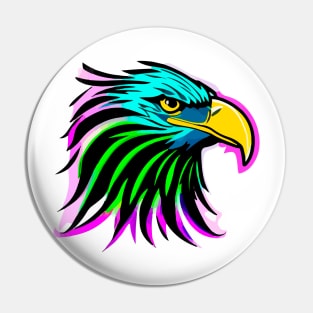 Multicolor Eagle Pin