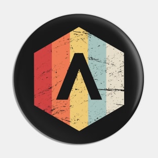 Retro Sparta Lambda Icon Pin