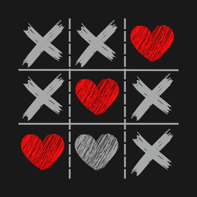 Valentines Day Tic-Tac-Toe XO-XO by HALLSHOP