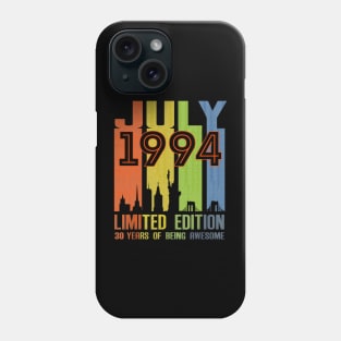 July 1994 30 Years Of Being Awesome Limited Edition Phone Case