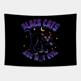 Black Cats. Are not Evil Tapestry