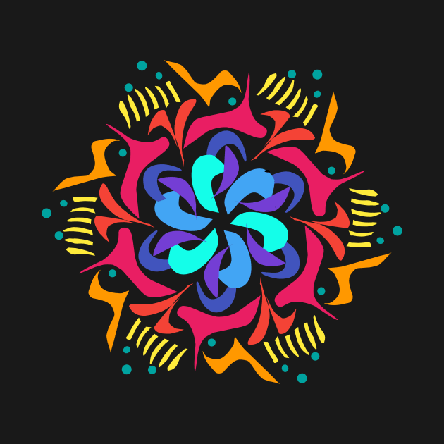 Colorful Mandala by Fadmel