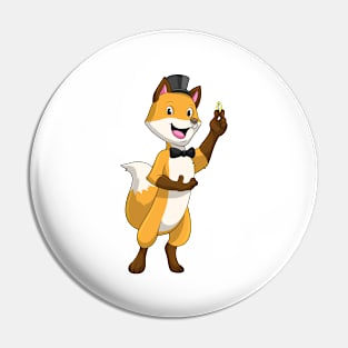 Fox as Groom with Wedding ring Pin