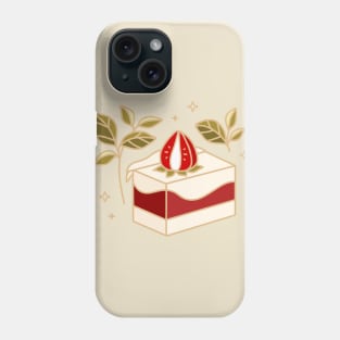 Strawberry cake Phone Case