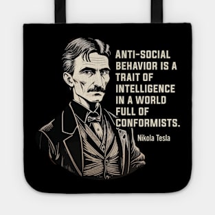 Nikola Tesla - Visionary Inventor and Scientist Tote