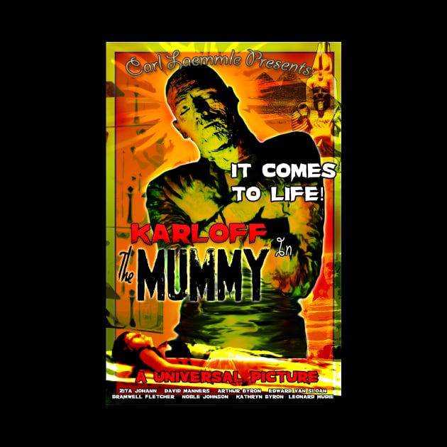 Boris Karloff The Mummy by xenomorphicpress