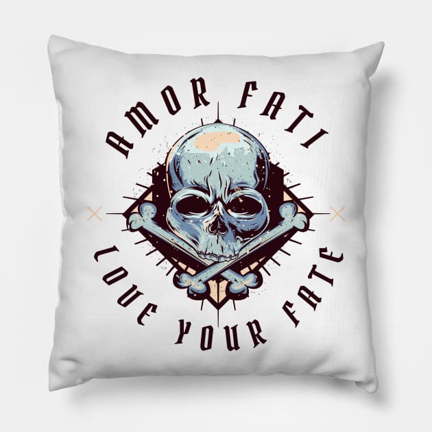 Stoic Philosophy Inspirational Quote Design Pillow by andrewcreative
