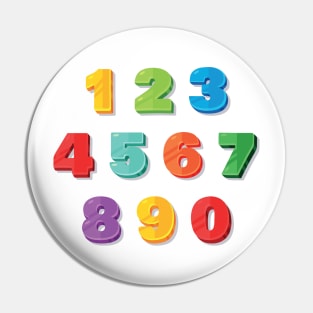 NumberBlocks Pin