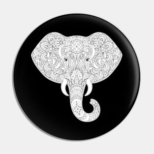 Elephant Mandala Pin