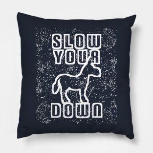 Slow Your Down Pillow