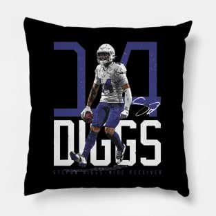 Stefon Diggs Buffalo Bold Number Pillow