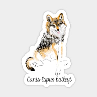 Mexican wolf #2 Magnet
