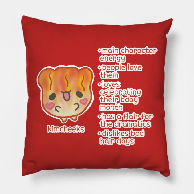 Kimcheeks Pillow by LikeSuperKawaii