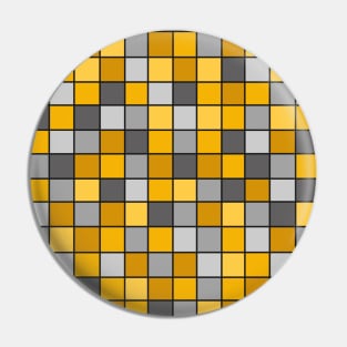 Grey and Mustard Yellow Grid Pin