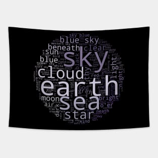 Sky Earth Sea (6) Tapestry