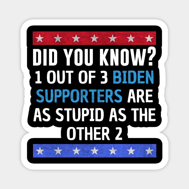 Funny anti biden - fjb fu46 Magnet by MerchByThisGuy