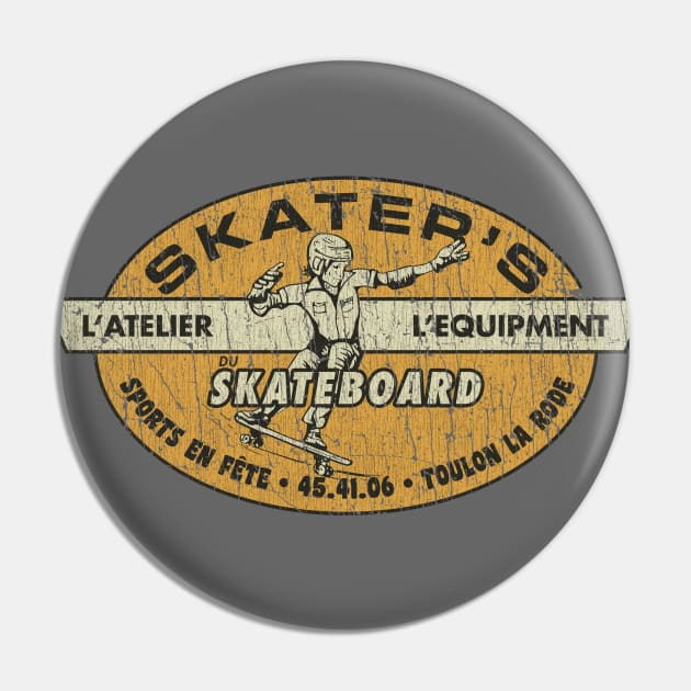 L'Atelier du Skateboard Sports 1970 Pin by JCD666