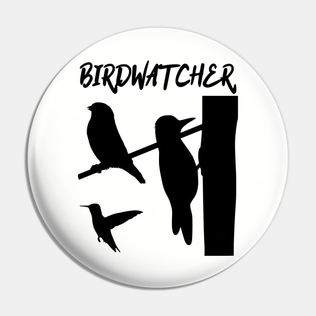 Birdwatcher Pin by dikleyt