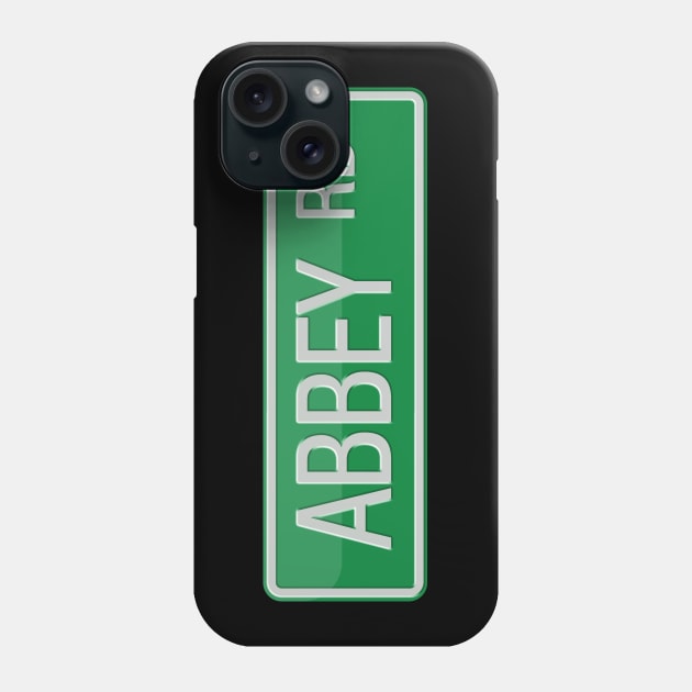 Abbey Road Street Sign Phone Case by reapolo