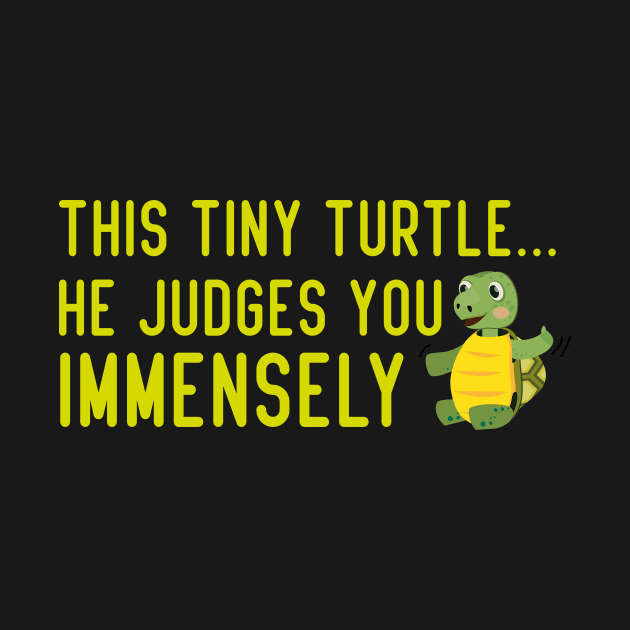 This tiny turtle... he judges you immensely by AkerArt