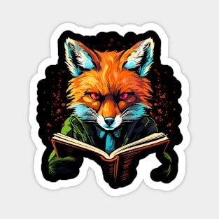 Red Fox Reads Book Magnet