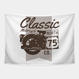 Classic Motorcycle Vintage | Timeless Biker Tapestry