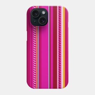 Pink Funky Stripes Phone Case