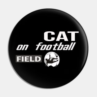 cat on football field Pin