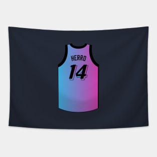 Tyler Herro Miami Jersey Qiangy Tapestry