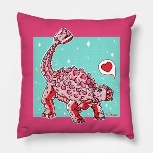 The love ankylosaurus Pillow