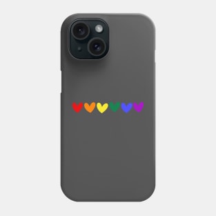 Pride T-Shirt Rainbow Heart Shirt Gay Mom Shirt Pride Tshirt gift LGBTQ Proud parent Lesbian Pride Bi Pride Equality Shirt Pride Month Phone Case