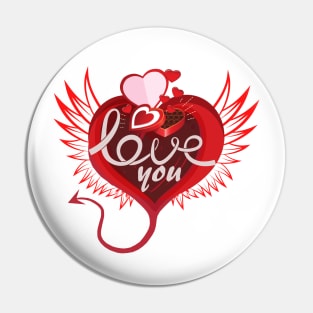 Excuse Me I Love You Pin