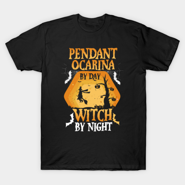 Discover Pendant ocarina Day Witch By Night - Pendant Ocarina Day Witch By Night - T-Shirt