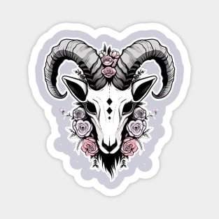Pastel Goth Dark Goat Magnet