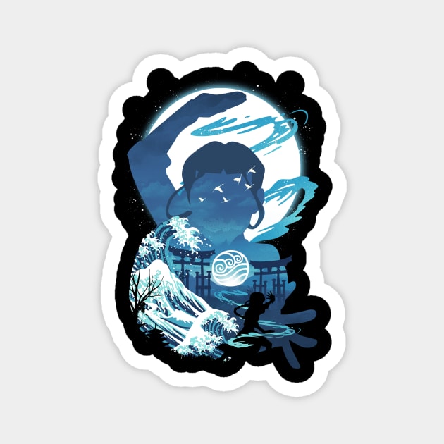 Waterbender Magnet by DANDINGEROZZ