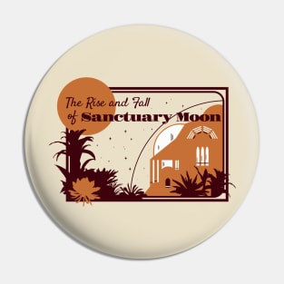 Sanctuary Moon Orange/Brown Pin