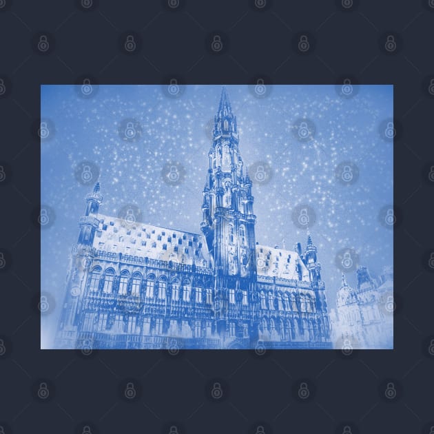 Belgium. Brussels. City Hall. Christmas. by vadim19