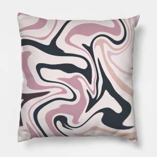 Retro Groovy Abstract Pattern Design Pillow