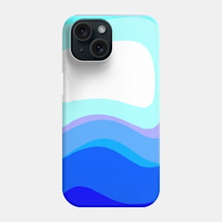 Blue Abstract 1112 Phone Case