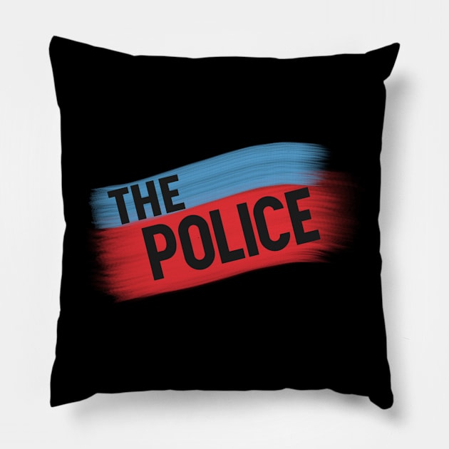 Red and blue the police Pillow by Vigoroznat