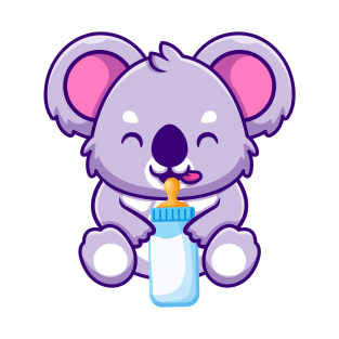 ABDL Baby Koala with Baby Bottle T-Shirt