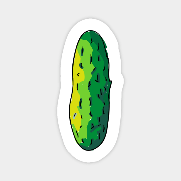 Pickle Magnet by anamarioline