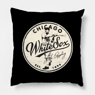 Chicago White Sox Luke Appling by Buck Tee Originals Pillow