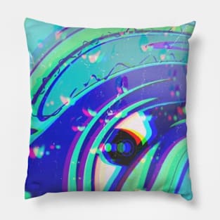 Neon Dolphin Pillow