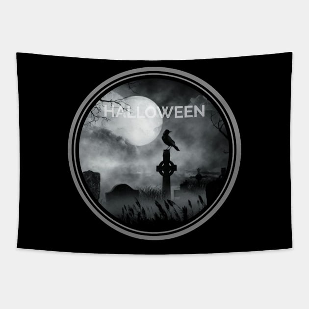 Grey hallowen Tapestry by Fs_Rhinoceros