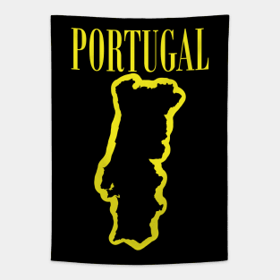 Vibrant Portugal: Unleash Your 90s Grunge Spirit! Tapestry