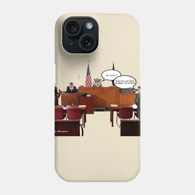 Badgering The Witness Phone Case by UnanimouslyAnonymous